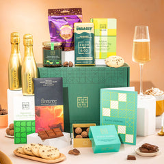 Raise a toast with this celebration Vegan & Gluten Free Chocolate Hamper, crafted to match the joy of the occasion.