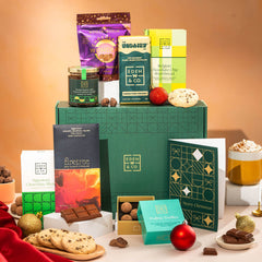 Bring festive joy with this Chocolate Christmas hamper, overflowing with seasonal indulgence and flavour.