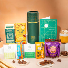 Send your affection with this with love Vegan & Gluten Free chocolate gift box, perfect for thoughtful moments.