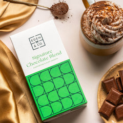 Warm up with our signature hot chocolate, a rich and velvety drink designed to transform simple moments into lasting memories.