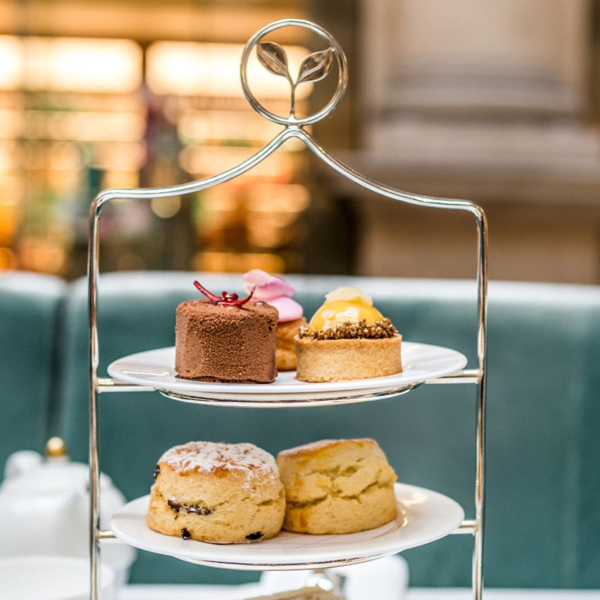 Champagne Afternoon Tea for Two, Fortnum & Mason Royal Exchange
