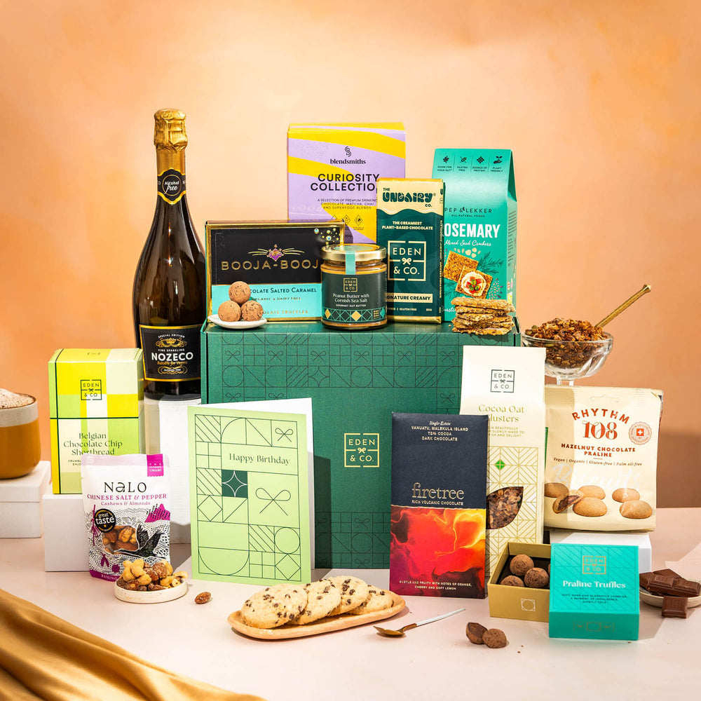 Birthdays are about making them feel seen. This hamper feels like a true celebration, fun, indulgent, and packed like you actually thought it through.