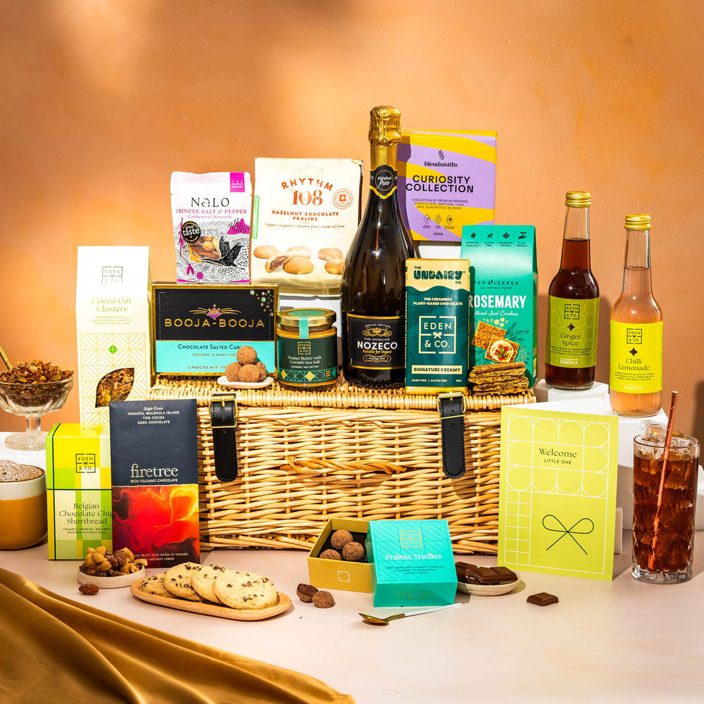 Celebrate new beginnings with a hamper that recognises the parents as much as the baby — thoughtful, comforting, and full of love.