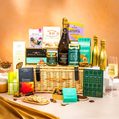 Impress with this deluxe prestige family hamper, the ultimate in taste, style, and generosity.
