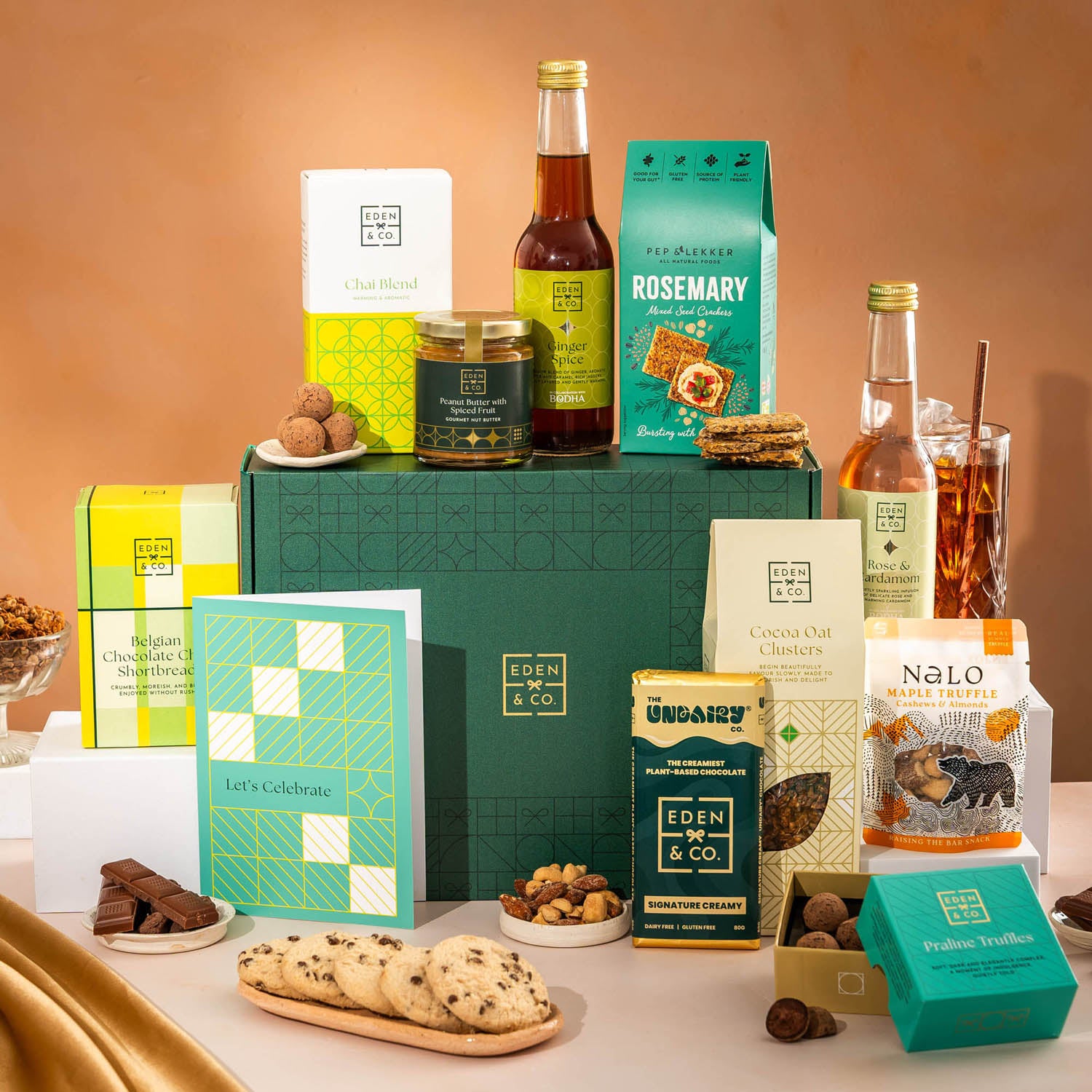 Raise a toast with this celebration hamper, crafted to match the joy of the occasion.