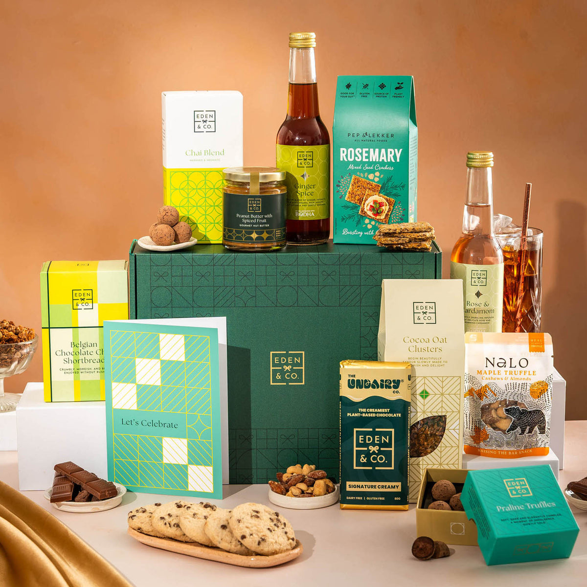 Raise a toast with this celebration hamper, crafted to match the joy of the occasion.
