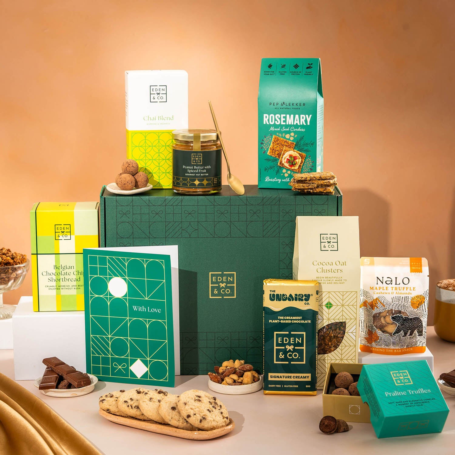 Show you understand them with this thoughtful gift Vegan & Gluten Free Hamper that speaks volumes without saying a word